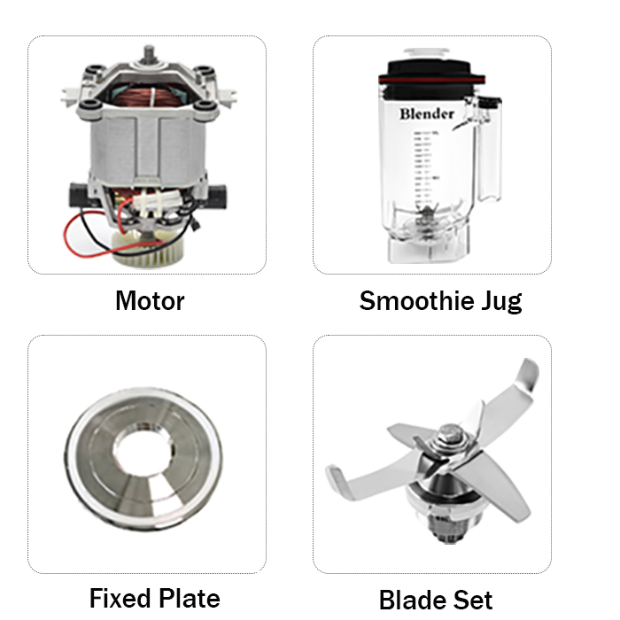Commercial Blender Heavy Duty - Liquidificador Comercial de Alta Potência 1.8L
