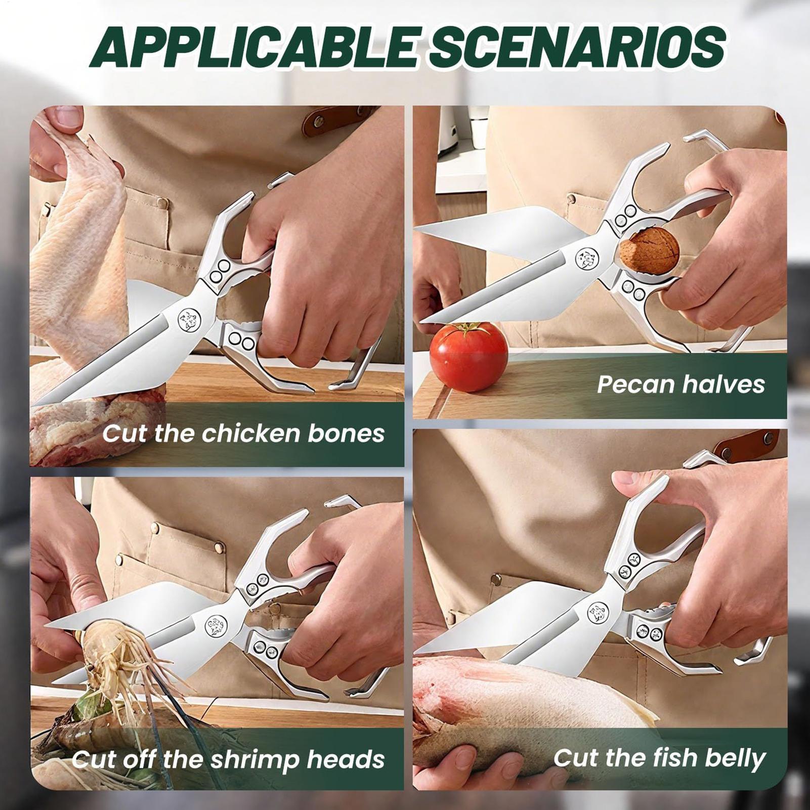 Commercial Kitchen Accessories - Tesouras de cozinha de aço inoxidável
