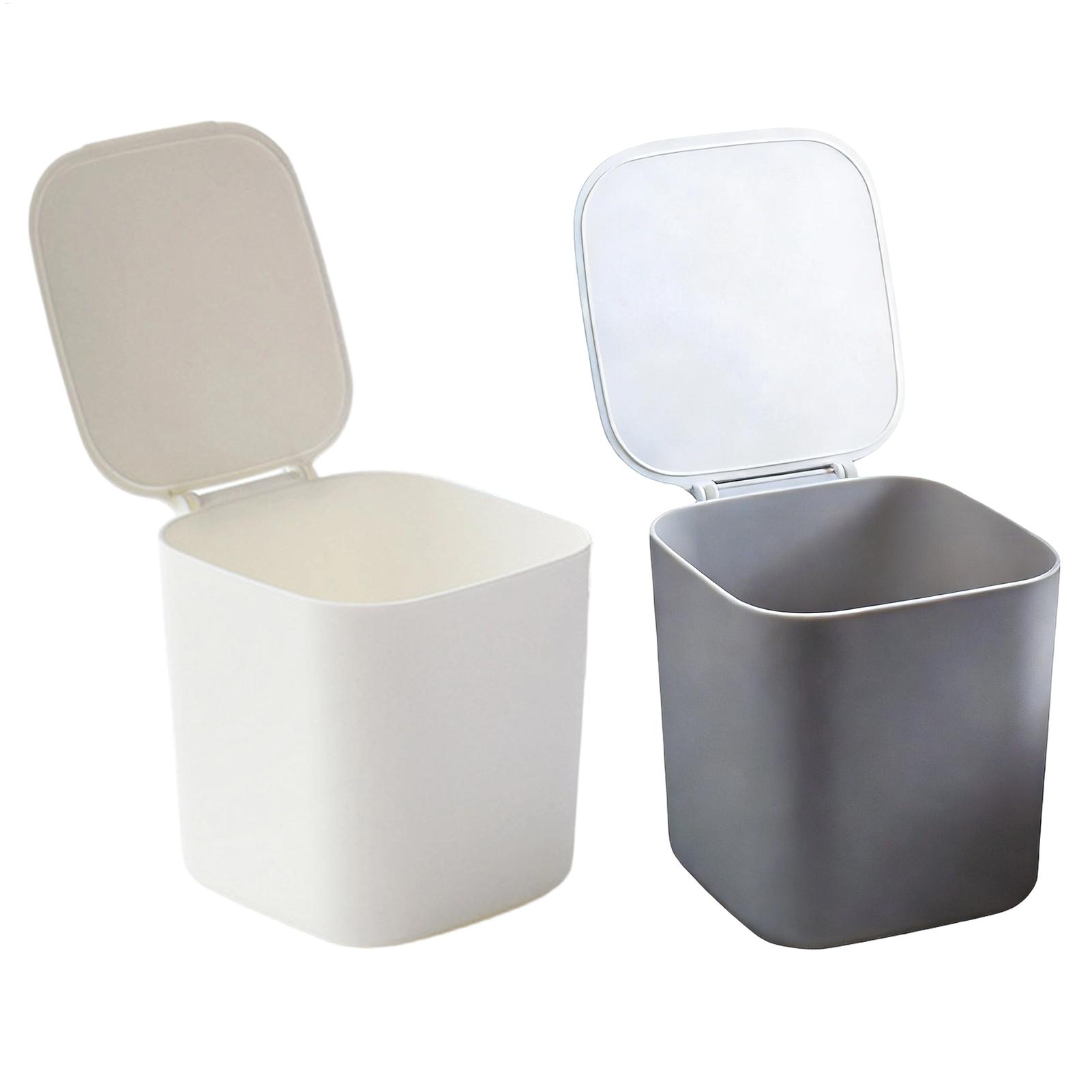 Commercial Kitchen Bin - Mini Lixeira com Tampa, Pequeno Cesto
