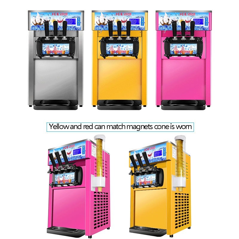 Soft Serve Ice Cream Machine - Máquina de Sorvete Soft Serve 28L/h