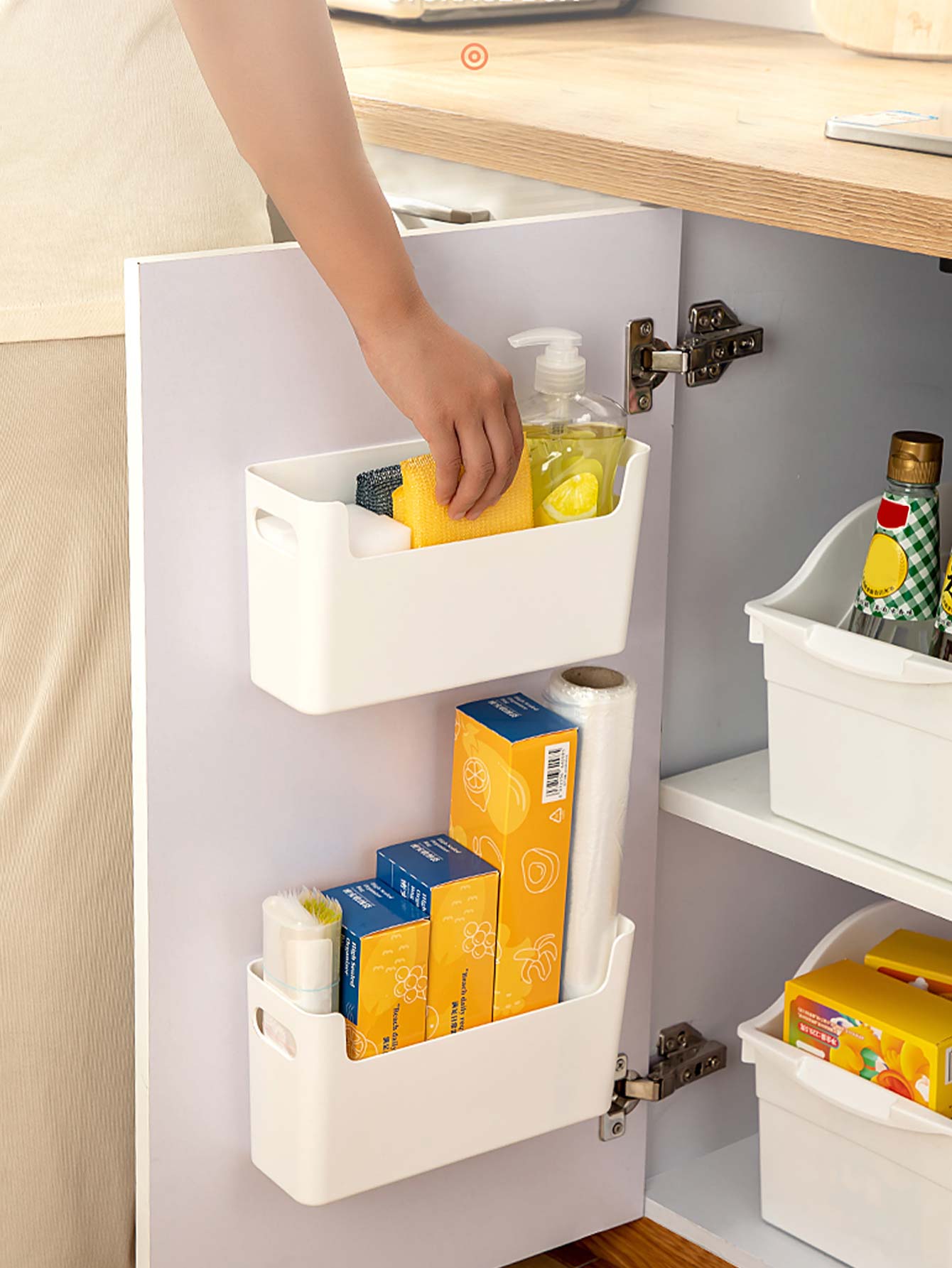 Commercial Kitchen Shed - Organizador de Porta de Armário Sem
