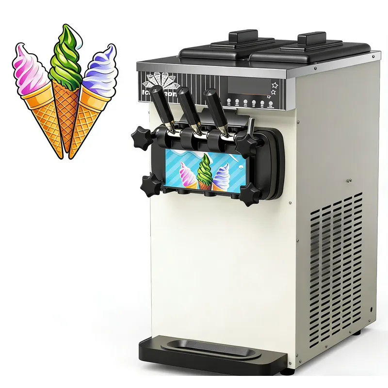 Máquina de Sorvete para 15-18  - Soft Serve Ice Cream Machine avaliação e preço