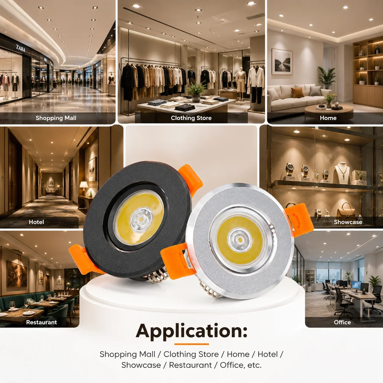 JOYINLED Luminária LED Embutid - Commercial Kitchen Ceiling avaliação e preço