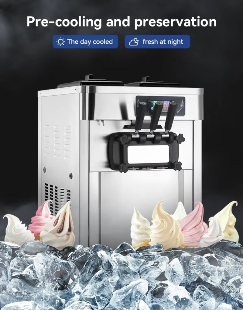 Máquina de Sorvete Automática  - Soft Serve Ice Cream Machine avaliação e preço