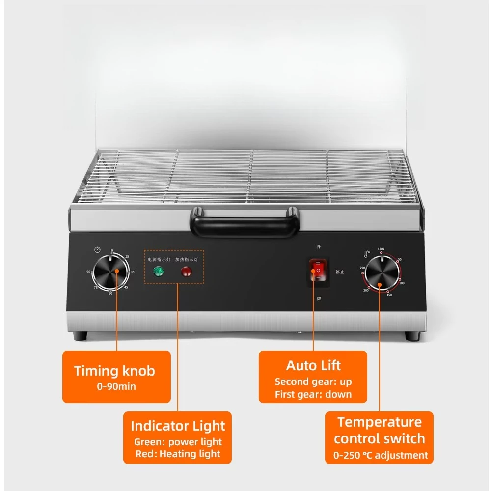 Equipamento comercial elétrico - Commercial Kitchen Broiler avaliação e preço