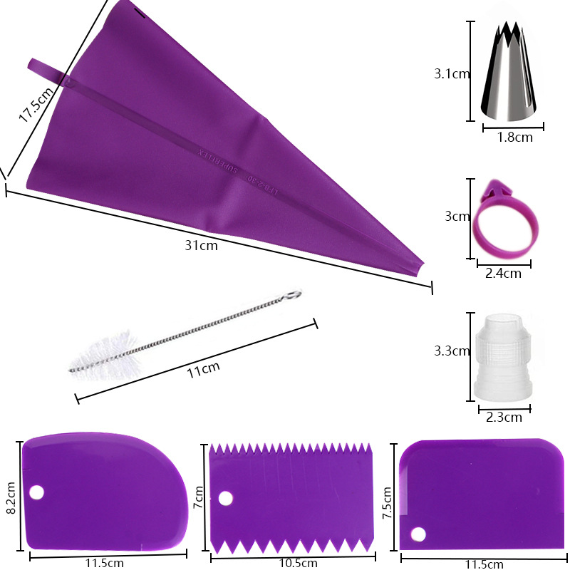 Conjunto de bicos de confeitar - Commercial Kitchen Accessories avaliação e preço
