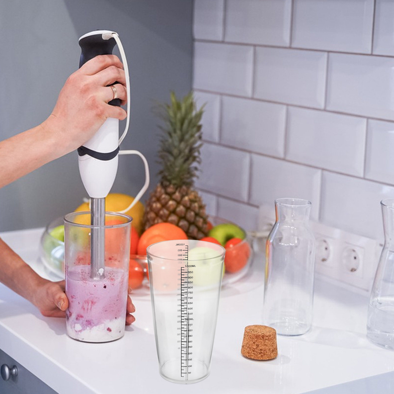 Copo Medidor de Plástico Gradu - Bar Blender Mixing avaliação e preço