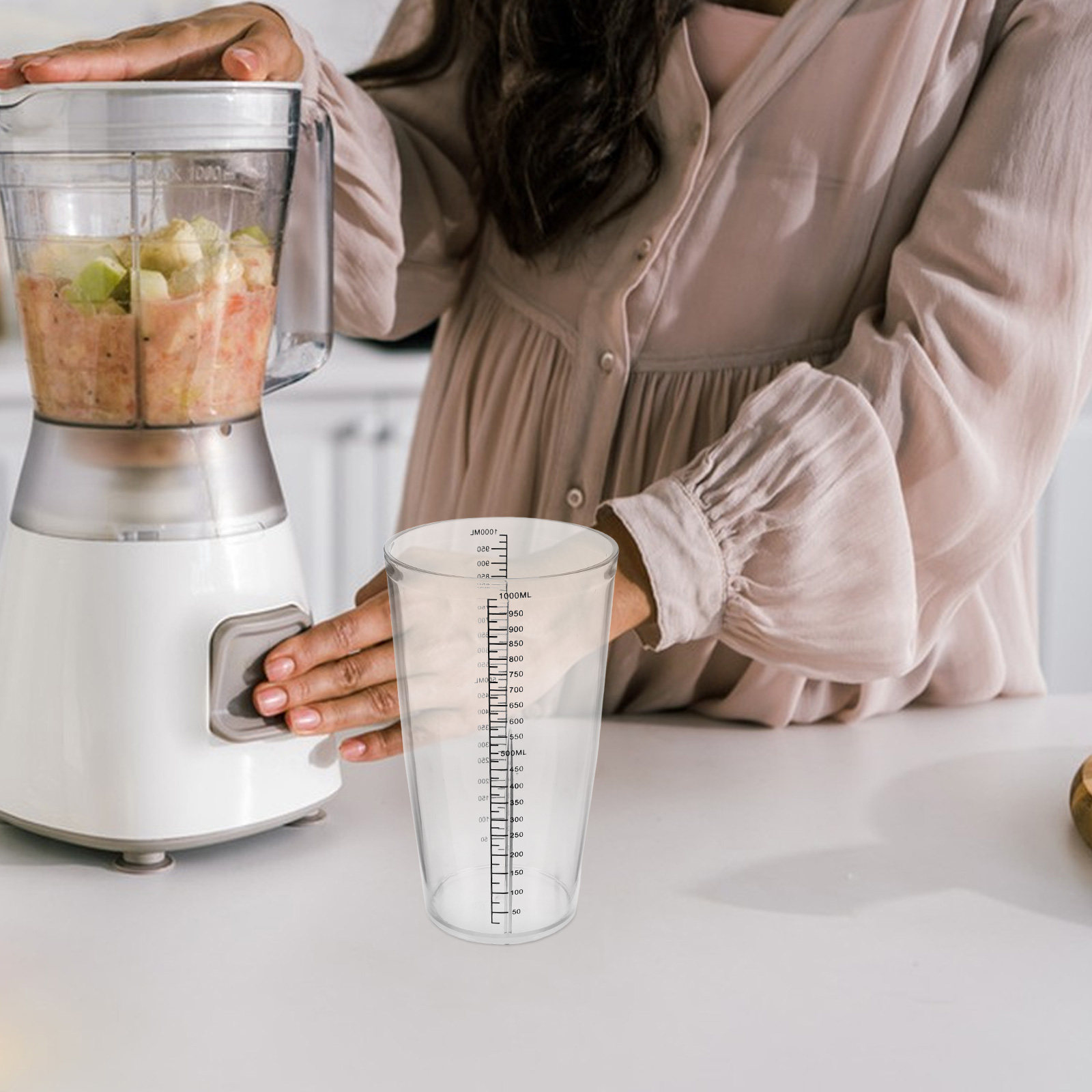 Copo Medidor de Plástico Gradu - Bar Blender Mixing avaliação e preço