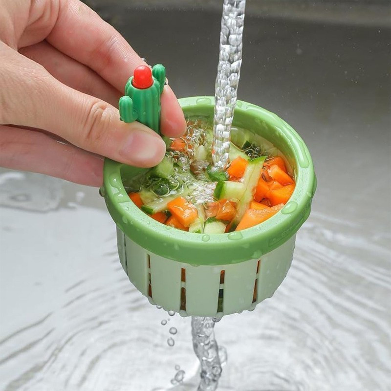 1-5 pces cactus pia dreno filt - Commercial Kitchen Bin avaliação e preço