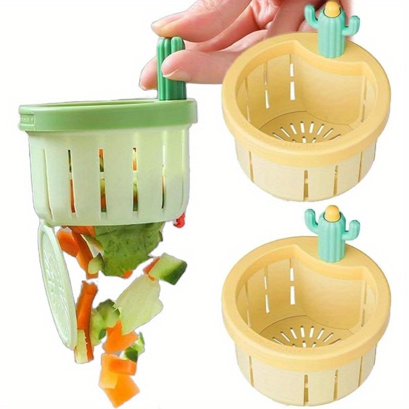 1-5 pces cactus pia dreno filt - Commercial Kitchen Bin avaliação e preço