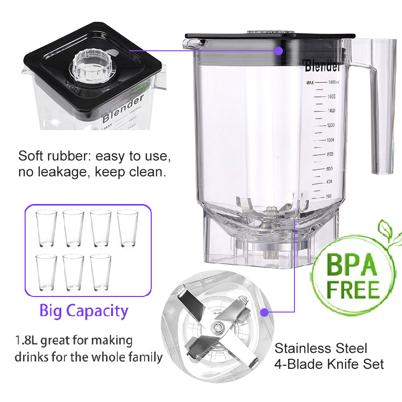 Processadores de Alimentos Com - Commercial Blender Heavy Duty avaliação e preço