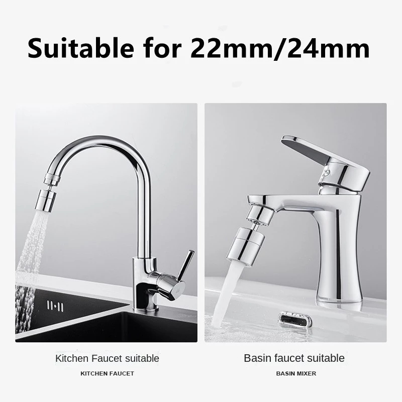 1-10PCS 720 °   Extensor de To - Commercial Kitchen Tap With Spray avaliação e preço