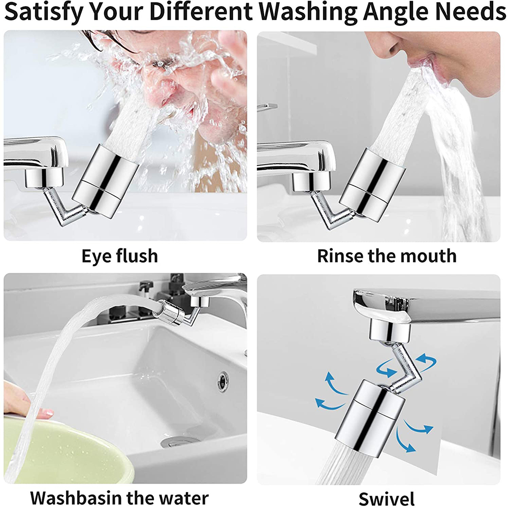 1-10PCS 720 °   Extensor de To - Commercial Kitchen Tap With Spray avaliação e preço