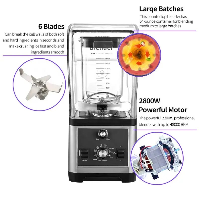 Liquidificador Comercial de Al - Commercial Blender Heavy Duty avaliação e preço