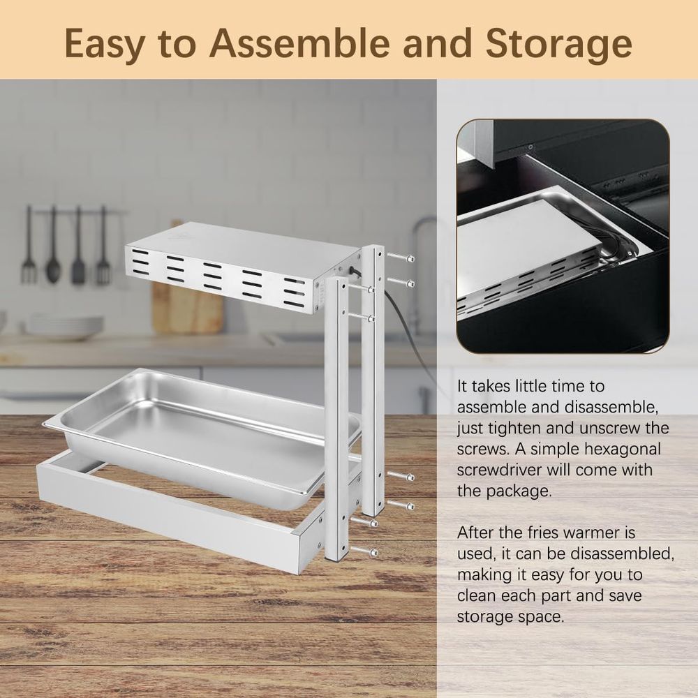 Aquecedor de batidas francesas - Commercial Kitchen Accessories avaliação e preço