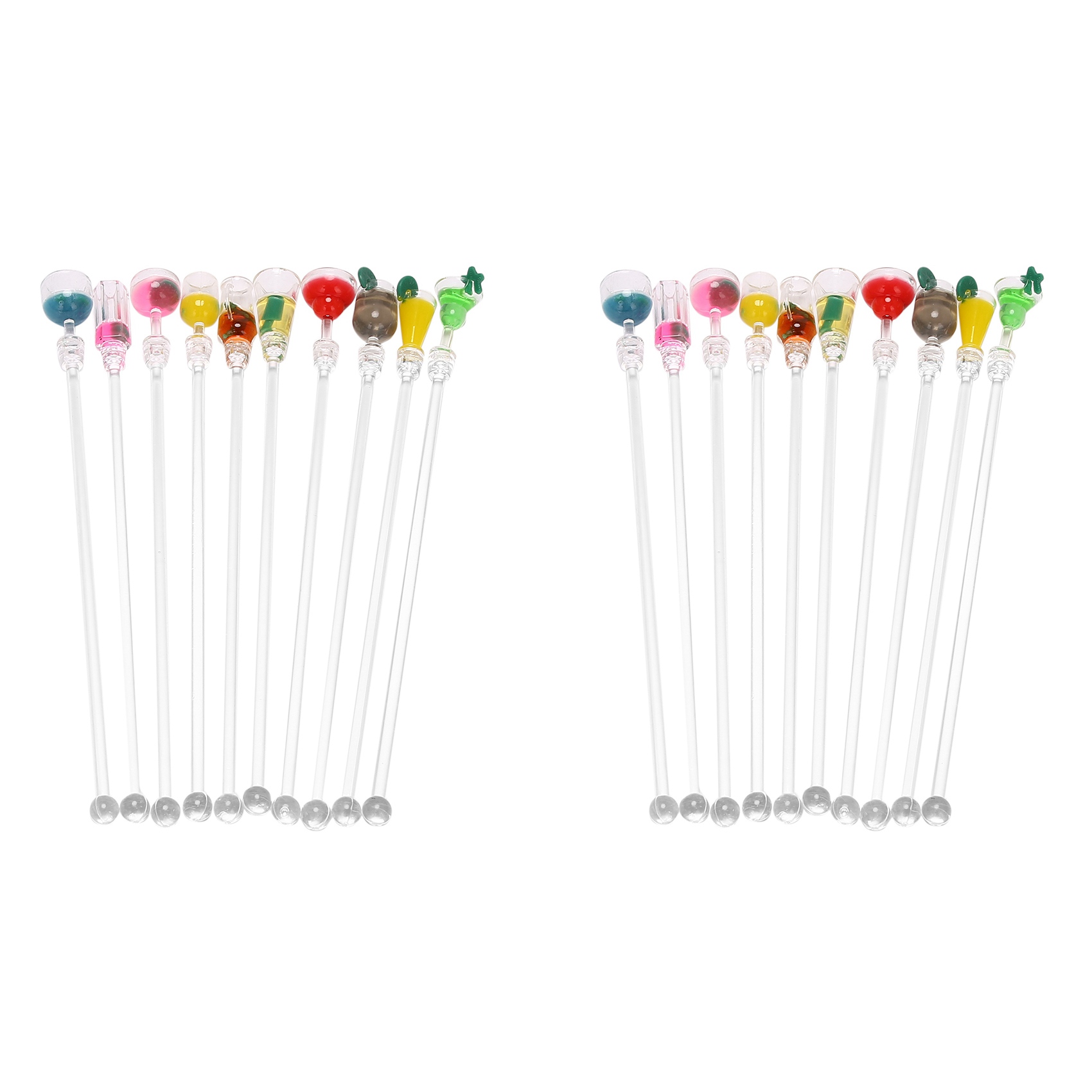 Conjunto de 20 Mexedores de Co - Bar Blender Mixing avaliação e preço