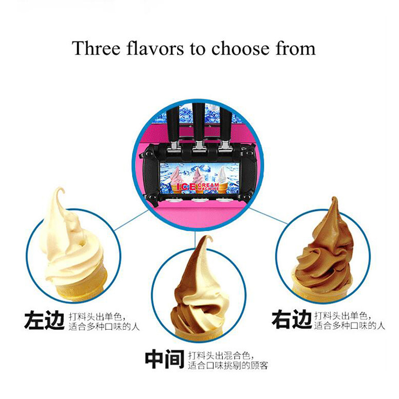 Máquina de Sorvete Profissiona - Soft Serve Ice Cream Machine avaliação e preço